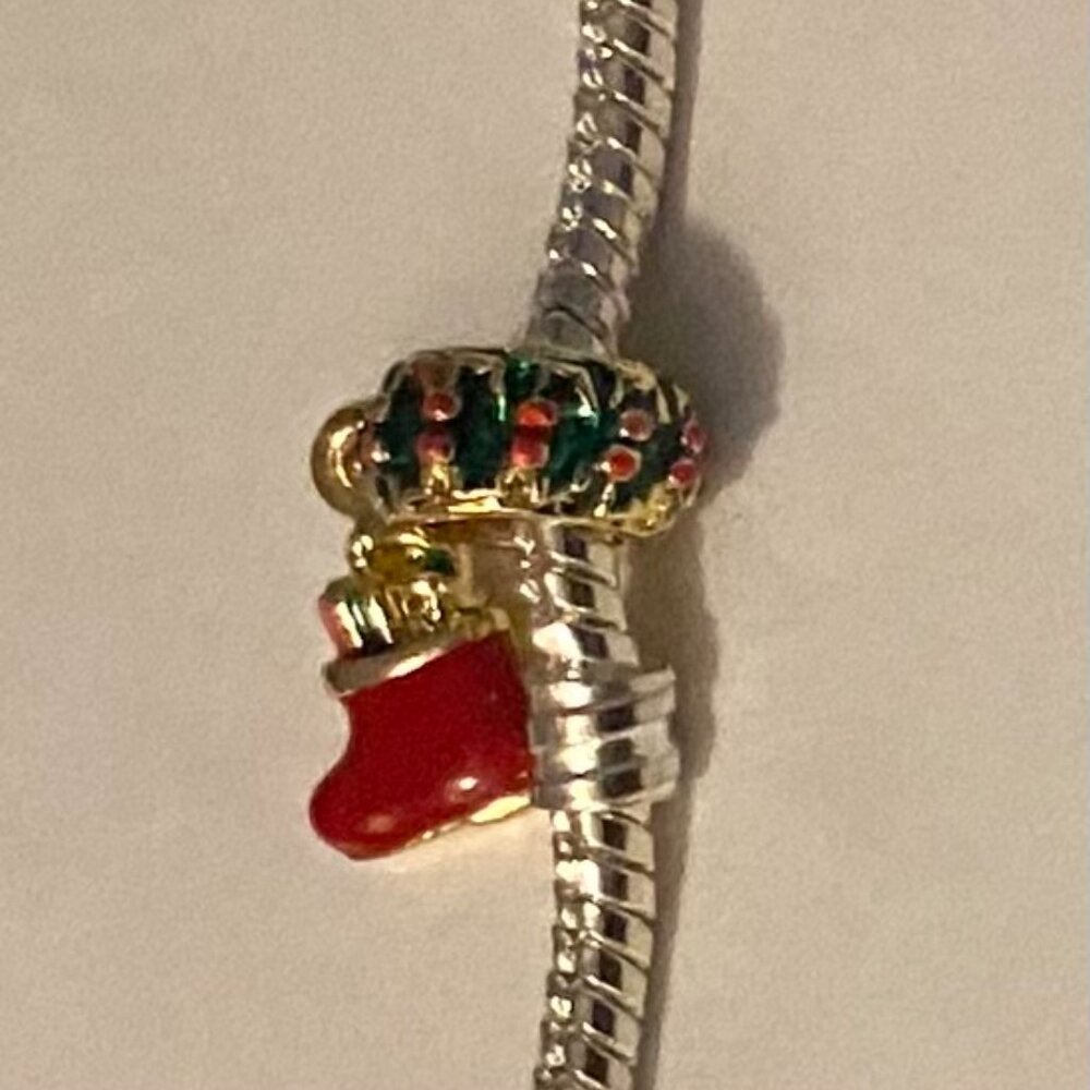 NEW Genuine PUGSTER Santa stocking charm